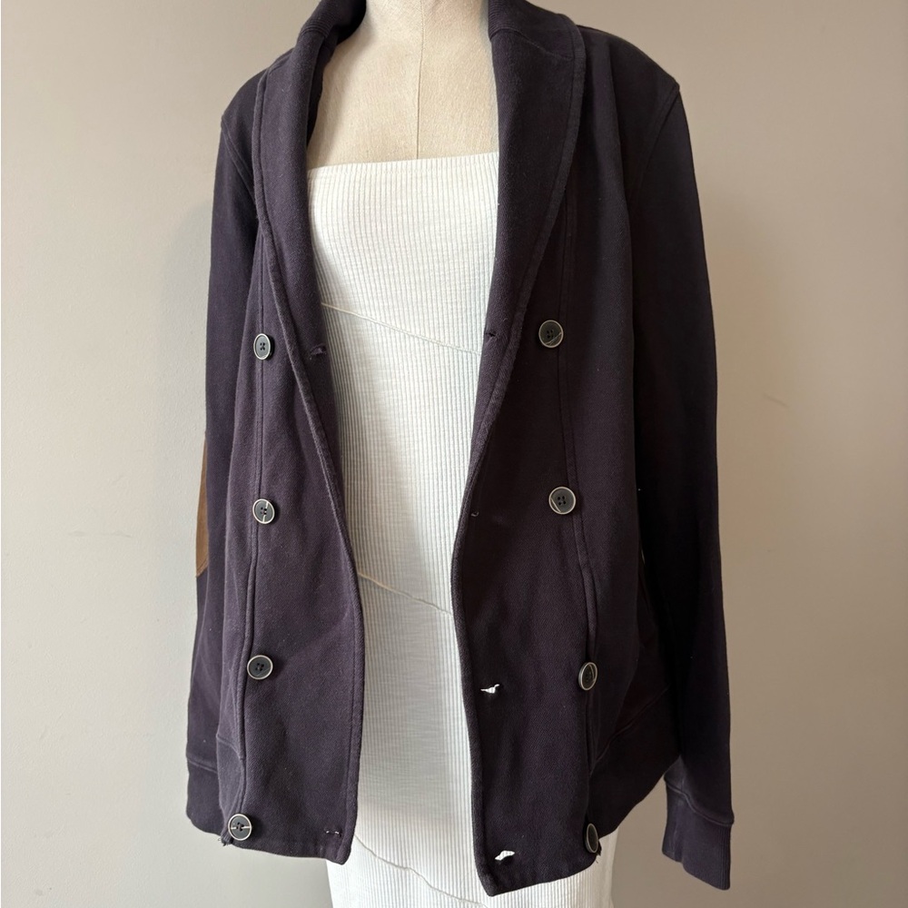 H&M Vintage Navy Peacoat Style Double-Breasted Jacket